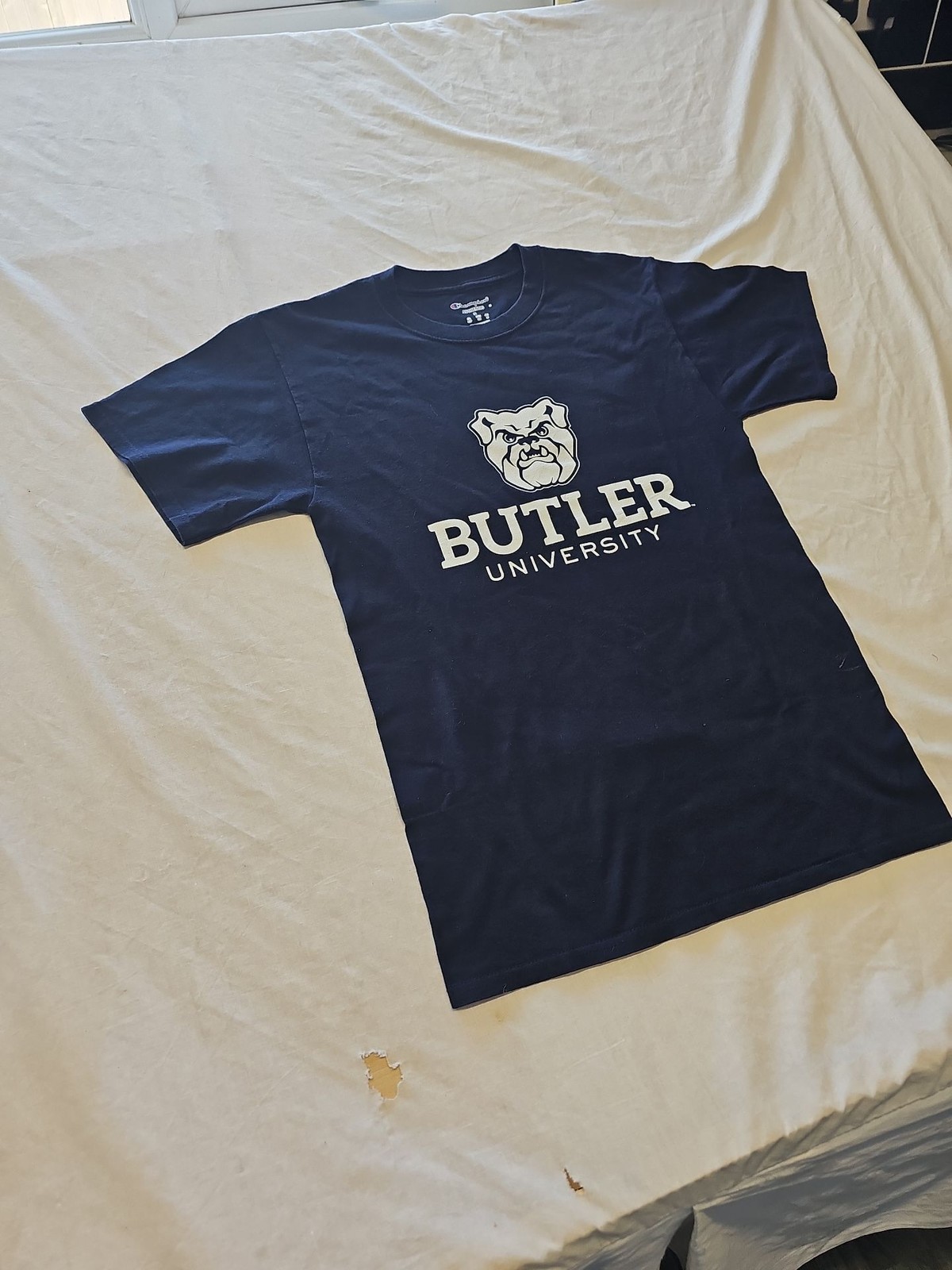 Champion Butler University Bulldogs Navy T-Shirt Small J648 image 3