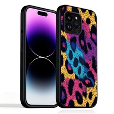 Leopard Matte Phone Cover Case For Apple iPhone XR/XS/6/7/8/11/12/12 Pro Max UK