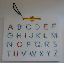 Double Sided Magnetic Letter Tracing Board 2 in 1 Alphabet Writing Practice