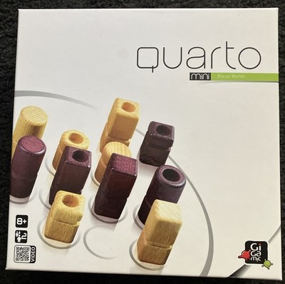 Gigamic Quarto Mini - Holz Gesellschaftsspiel Brettspiel Neuwertig Komplett