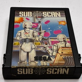 SUB SCAN SEGA SG-1000 Video Game Shooter Sci-Fi Arcade 1983