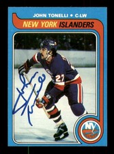 John Tonelli Signed 1979-80 Topps RC 146 New York Islanders