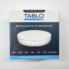 Tablo 4th Gen 2-Tuner Over-The-Air OTA DVR 128GB Pause Live TV - TF1282B-01-CN