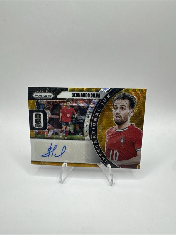 Panini 2026 Prizm FIFA World Cup International Ink Bernardo Silva Wave Auto