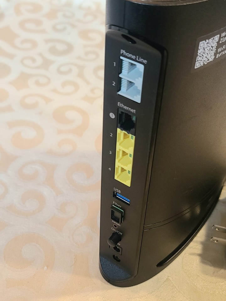 Arris NVG578LX Ziply Fiber Gateway WiFi 6 Wireless Router w/ Power cord