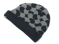 Maximo Jungen MüTze Beanie Grau Schwarz Baumwolle GefüTtert One Size WintermüTze