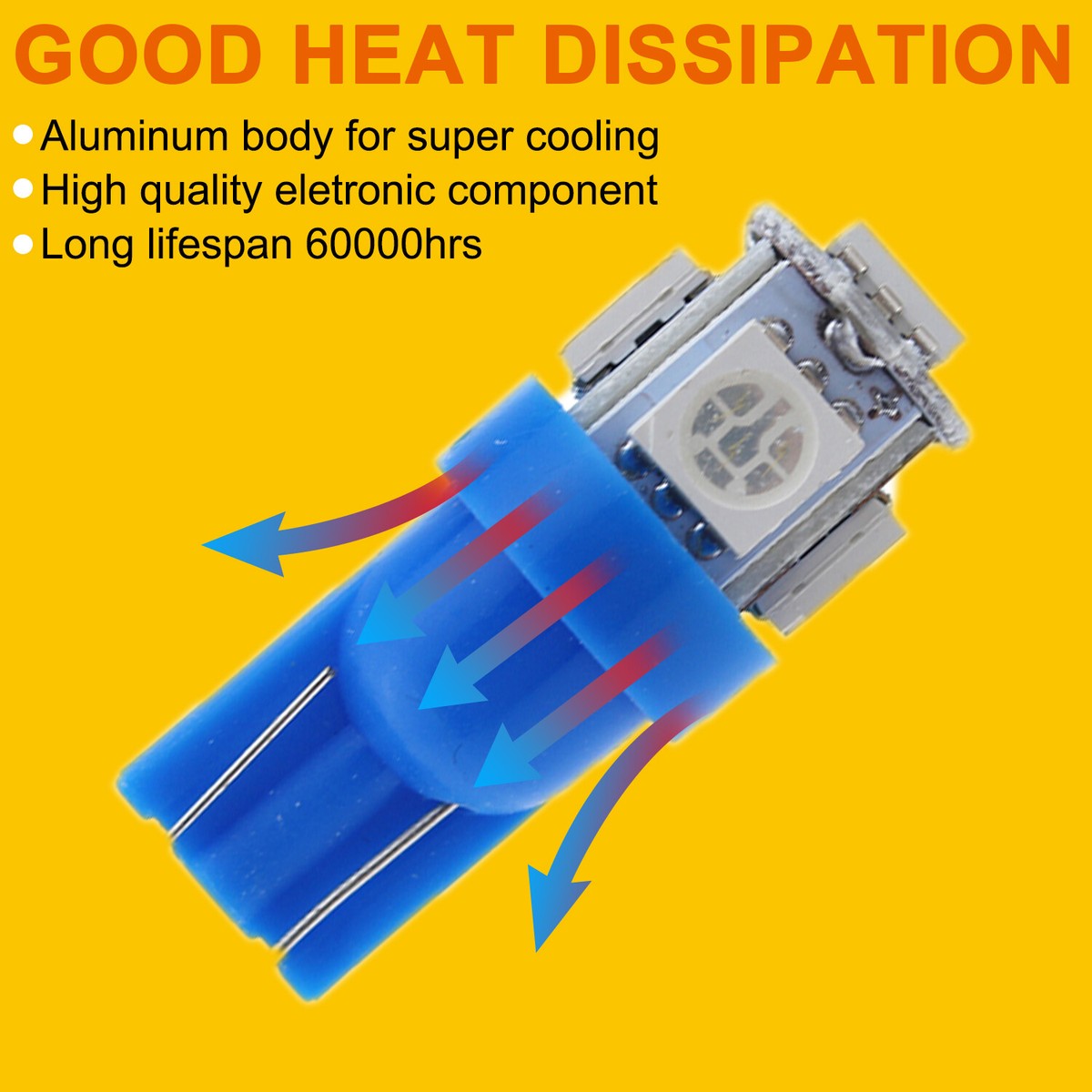 10 -viola T10 194 Lampadine LED For Strumento Controllo Gruppo - Foto 12