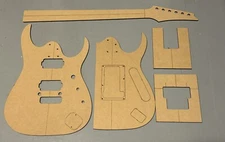 JPM style guitar Luthier Routing/Building Templates