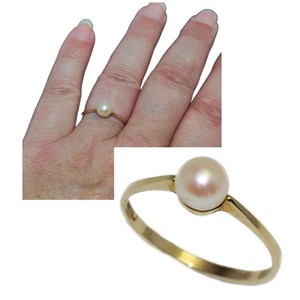 bague solitaire perle de culture bague solitaire perle de culture