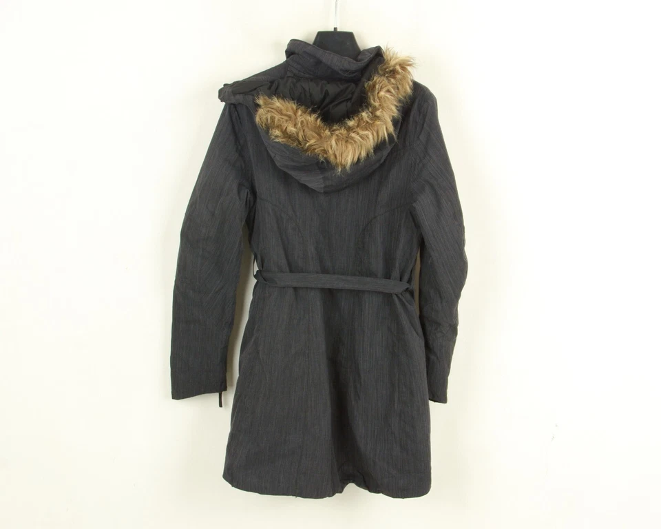 Helly Hansen MUJER Esquí Chaqueta Capucha con Cinturón Negro Top Acolchado - Imagen 3 de 4