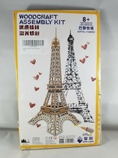 New-land Woodcraft Assembly Kit Eiffel Tower 3D Puzzle Laser Cut XF-G001D