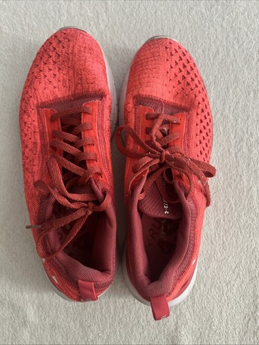 Under Armour Shoes Womens 9 Lightning2 Running Sneakers 3000103-001 Pink Fabric - Picture 6 of 7