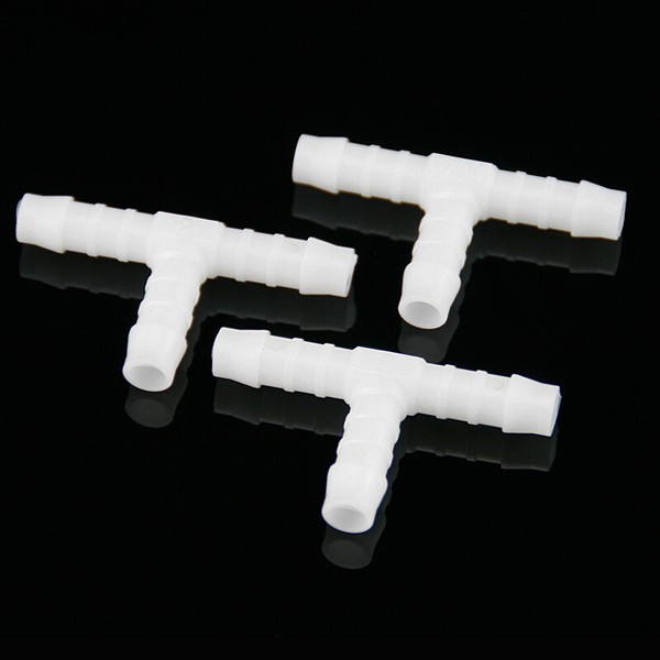Benzinschlauchverbinder T- Form 10Mm Weiß Schlauchverbinder 3 StüCk-image