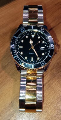 Luxury Sport Watch, Stainless Steel, Day, Luminous 40MM, Blue Face, Quality 