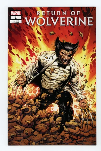 Return of Wolverine #1 McNiven Patch Costume Variant NM+ 2018 Marvel Comics