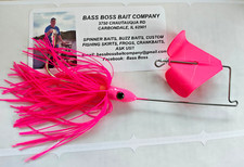 TWO HOT PRETTY PINK BASS BOSS BUZZ BAITS-CHOOSE 3/8 & 1/2 OZ OR TWO OF SAME SIZE