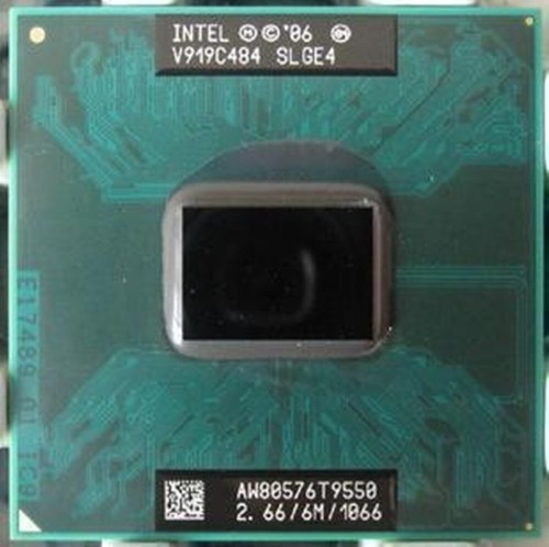 Intel Core 2 Duo T9550 2,66 GHz Dual-Core (SLGE4) Socket479 Notebook-Prozessor