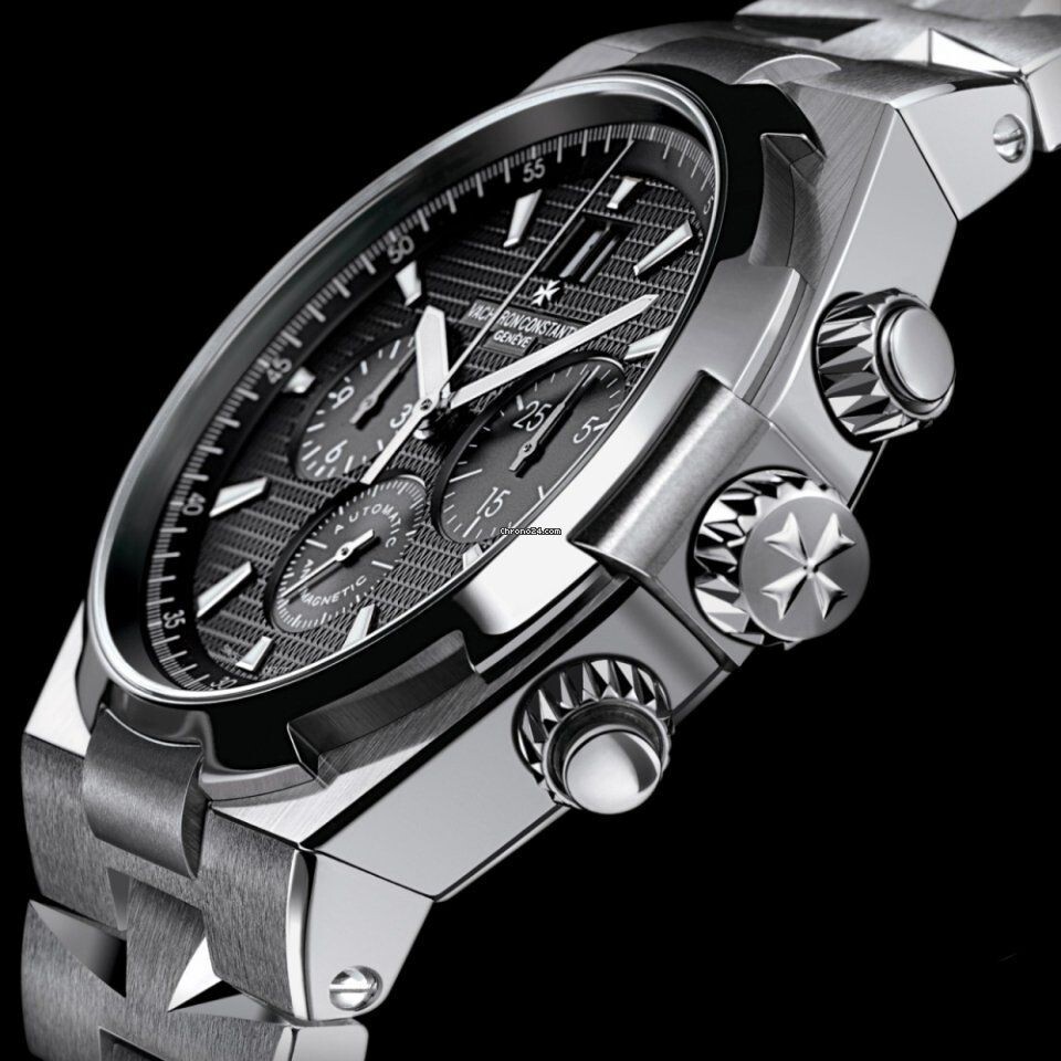 Vacheron Constantin Overseas Chronograph 42mm Clous de Paris Black 49150 View 5