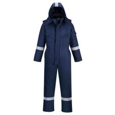 Flame retardant Anti-Static Insulated Heavyweight FRAS Hi Vis Winter Coverall-FR