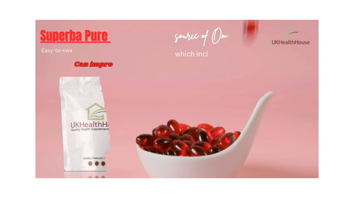 Superba Pure Red Krill Oil Capsules 500mg x 180 - Extra High Strength - Omega 3 - Video 1 of 1