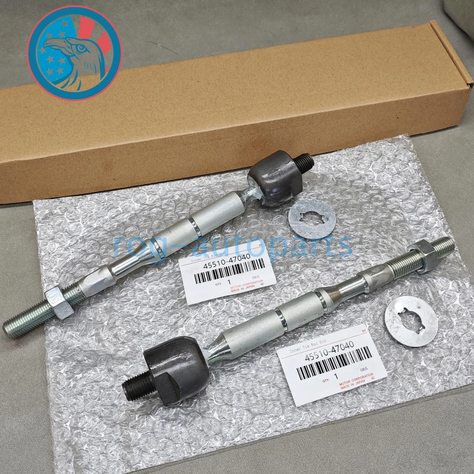 New New 2PCS Inner Tie Rod End Fits For Toyota Prius 2010-2015 4551047040 USA Foto 4 de 4