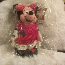 December Birthstone Minnie Mouse Disney bean bag plush beanie