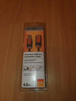 Belkin USB Kabel Verlängerung 4,8m Premium Extension CU1100