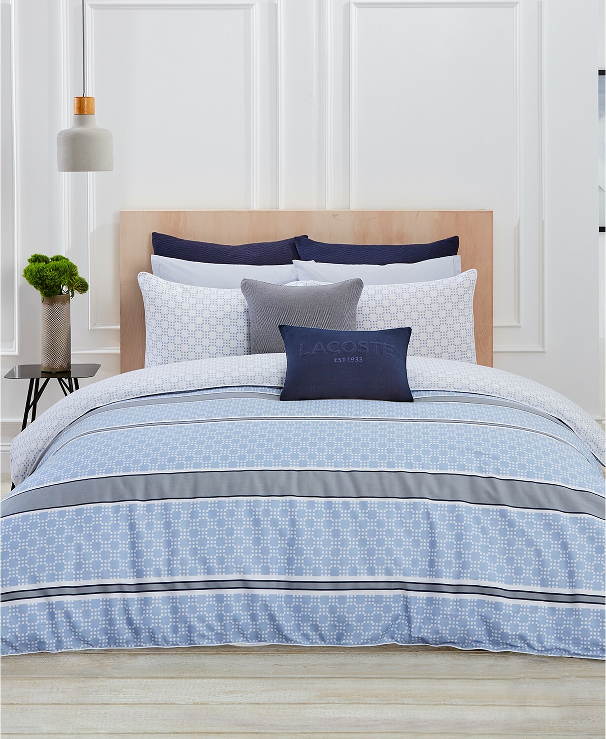 Lacoste Home Vence Geometric Reversible 