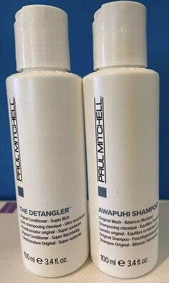 Paul Mitchell Original Awapuhi Shampoo & The Detangler 3.4oz **New & Authentic**