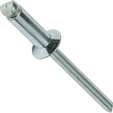 Steel Pop Rivets 1/8" x 1/2" Flat Countersunk Head Blind 4-8 Qty 500