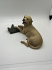 Cute Model Of A Labrador Retriever Dog With His Masters Boots