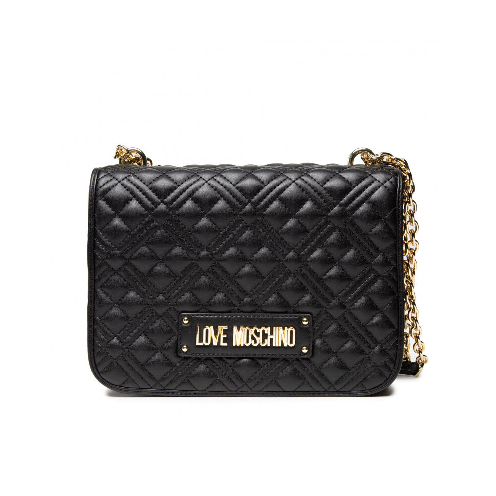 black love moschino bag