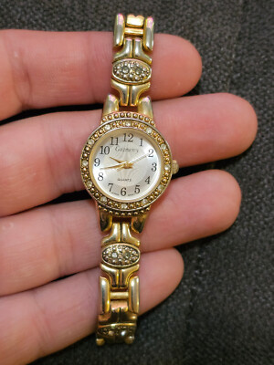 Kate Spade Gold Rhinestone Watch Holland Gold Tone Stainless Steel Watch | Kate Spade Outlet main image 4