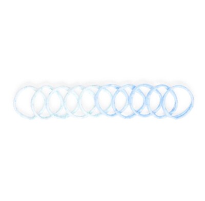 NWT - LoveShackFancy x Goody - Bow Elastic - Everblooming Rosettes - Blue Goody x LoveShackFancy Flower Hair Elastic Everblooming  main image 4