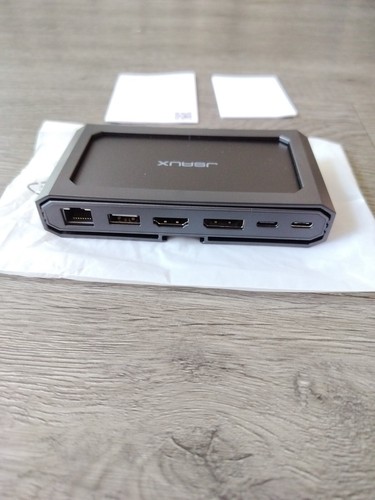 JSAUX Docking Station 11 in 1 with RJ 45 Gigabit 4K 120Hz HDMI & DP 100W USB - Photo 5/6