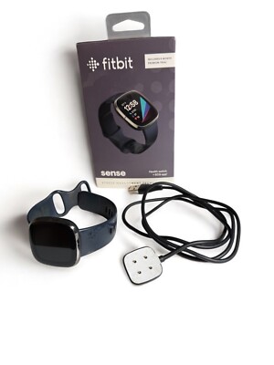 Fitbit Sense Advanced Activity Tracker Smartwatch - Carbon/Graphite (512BKBK)