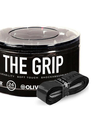 6 Oliver Basis-Griffbänder ''The Grip'' - Farbe: SCHWARZ - selbstklebend - Top