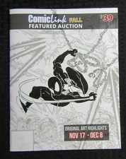 2020 Nov17-Dec8 COMICLINK Action Catalog #39 VF- 7.5 Original Comic Art 52pgs