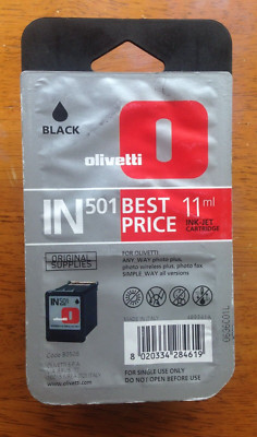 Original Olivetti Tinte - IN501 SCHWARZ / ANY_WAY FOTO PLUS (INKL. MWST) VERPACKT