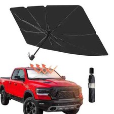 Car Windshield Sun Shade Foldable Umbrella Front Window Cover Visor 30x56