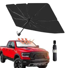 Car Windshield Sun Shade Foldable Umbrella Front Window Cover Visor  30"x56"