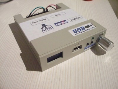 Amiga/Atari ST/Amstrad CPC/GOTEK FLASH FLOPPY OLed DISPLAY Drehgeber/16gb 