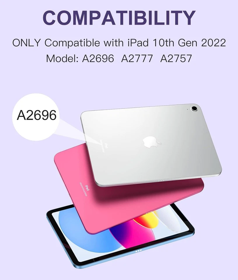 Keyboard Case with Mouse For iPad iPad A16 11th Gen 11 inch / iPad 10th Gen 10.9 - Image 2 of 4