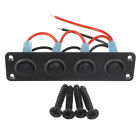 <!--F#f_0-->4 Gang 12V Toggle Rocker Switch Panel ON/OFF SPST For Boat Caravan Truck Marine<!--F/-->