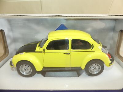 1/18 Solido 1973 Volkswagen VW Käfer 1303 GSR  Yellow With Black Hood Diecast Car Model