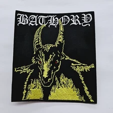 Bathory Goat  Yellow  EMBROIDERED PATCH