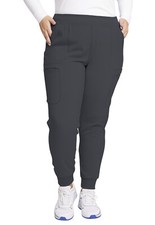 Cherokee Scrubs Pants Mid Rise Jogger Petite Pant CK080AP PWPS Pewter Free Ship