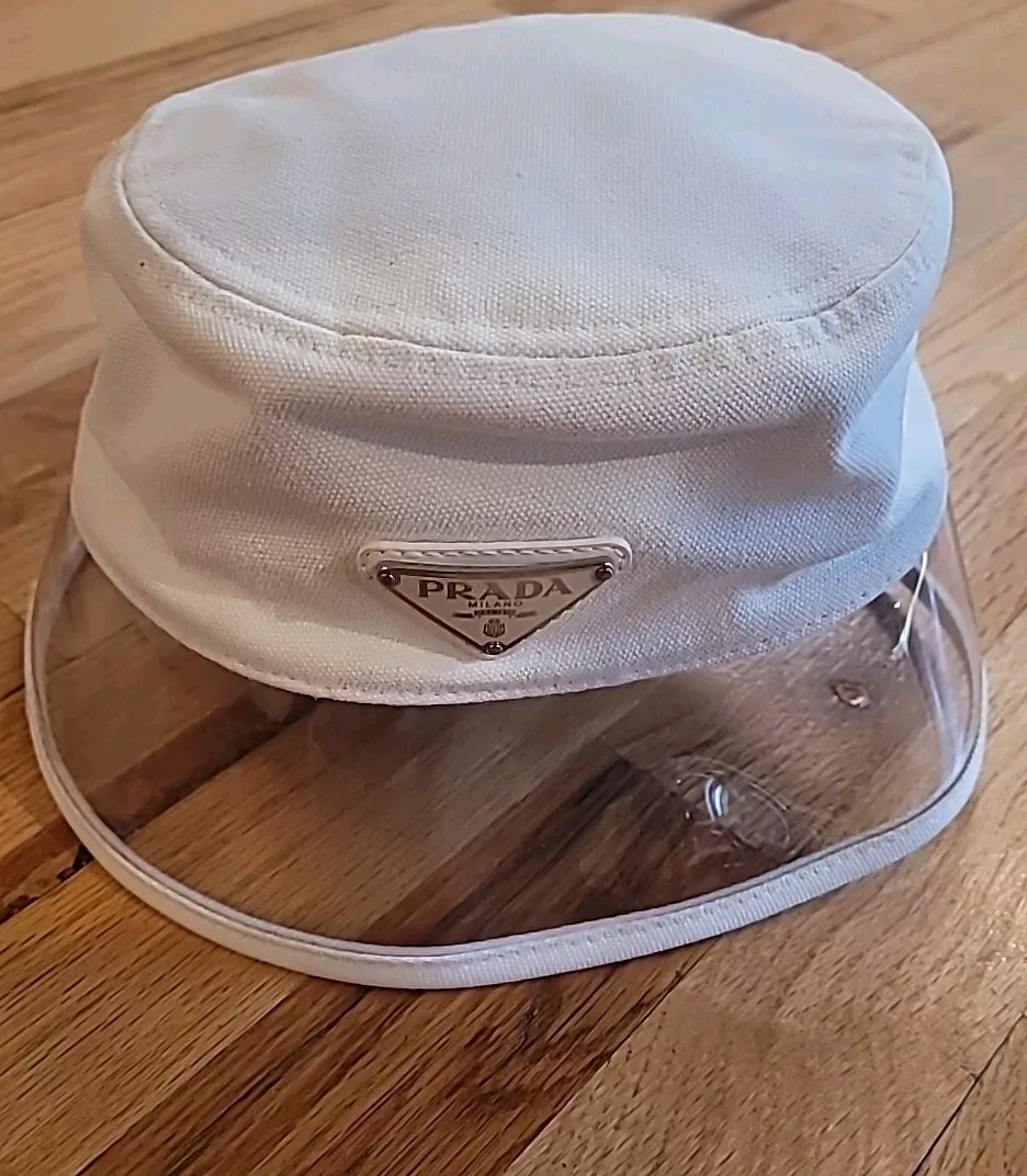 PRADA Bucket hat White Size S
