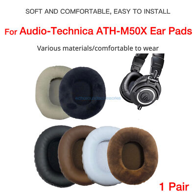 Replacement Ear Pads for Audio-Technica ATH-M50X M40X M30 M40 M50SX1 Headphone