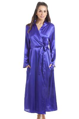 Camille Womens Purple Silk Dressing Gown Camille Lavender Comfort Long Skirt TN-153 Tracy Nicole Clothing Camille Womens Purple Silk Dressing Gown Camille Lavender Comfort Long Skirt TN-153 Tracy Nicole Clothing